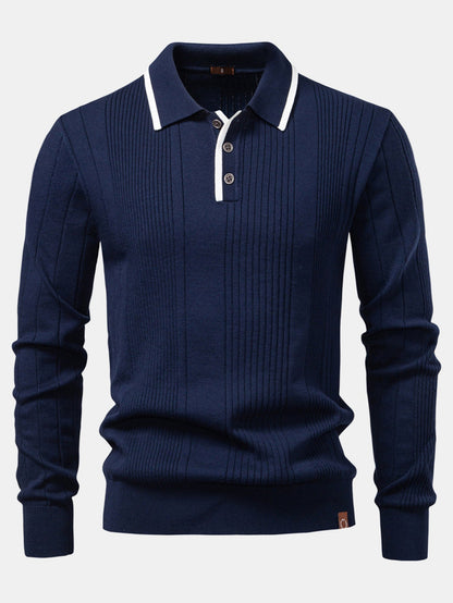 Set Stripe Jacquard Polo