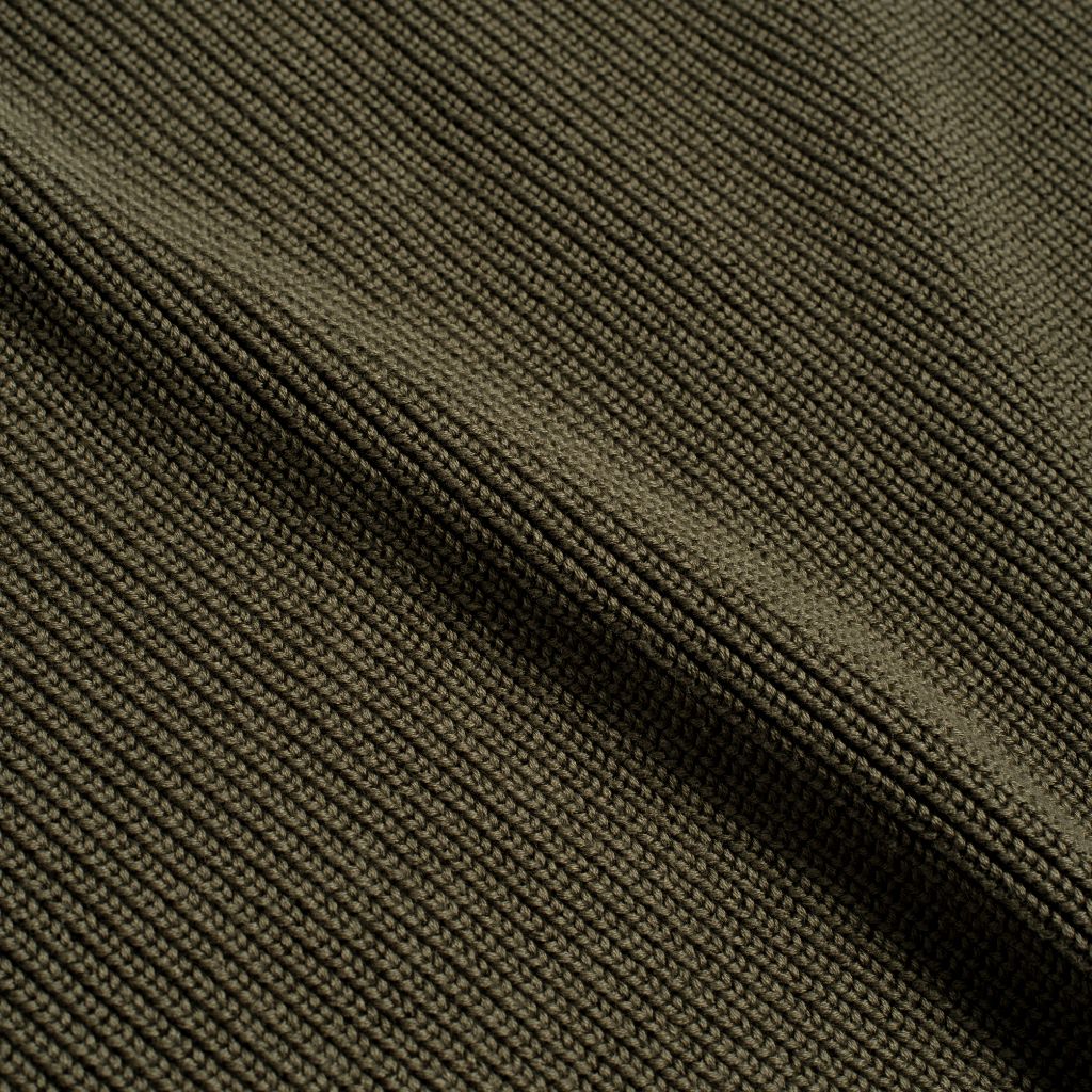 Ribbed Crewneck | Olive