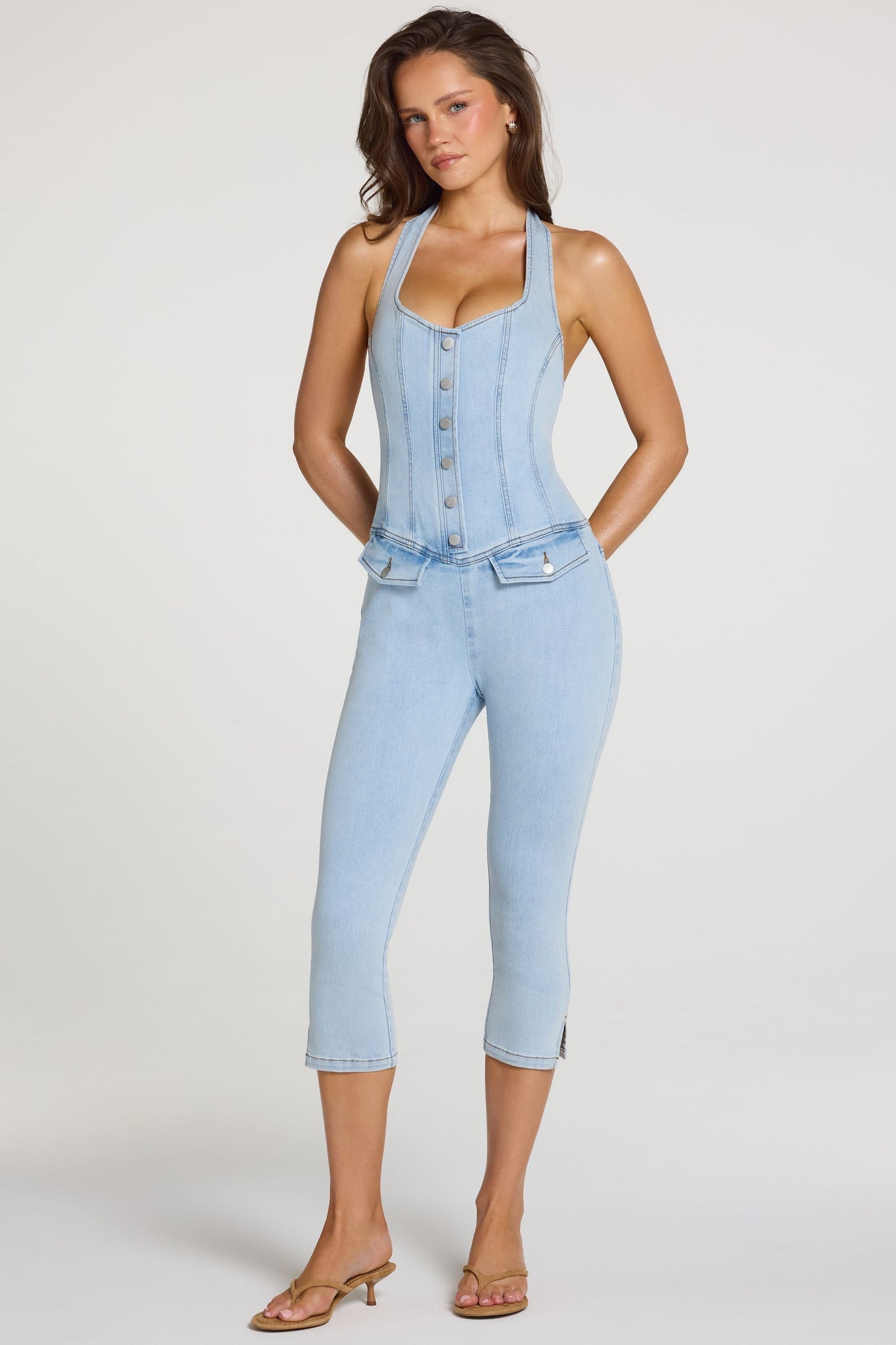 The Denim Capri