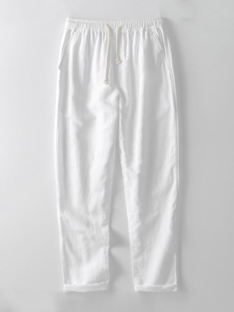Set Linen V Neck