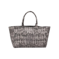 Yoga Contrast Print Canvas Tote Bag