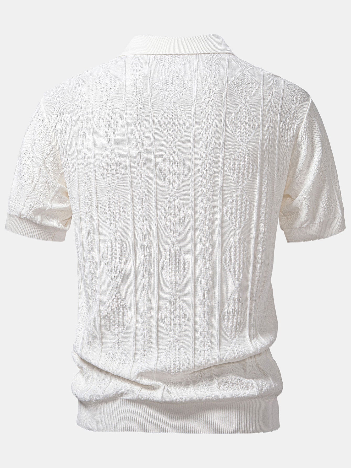 Set Geo Jacquard Polo