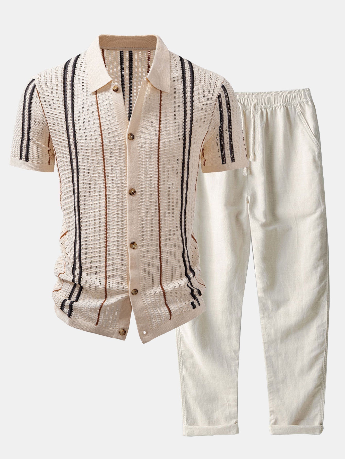 Set Crochet Stripe