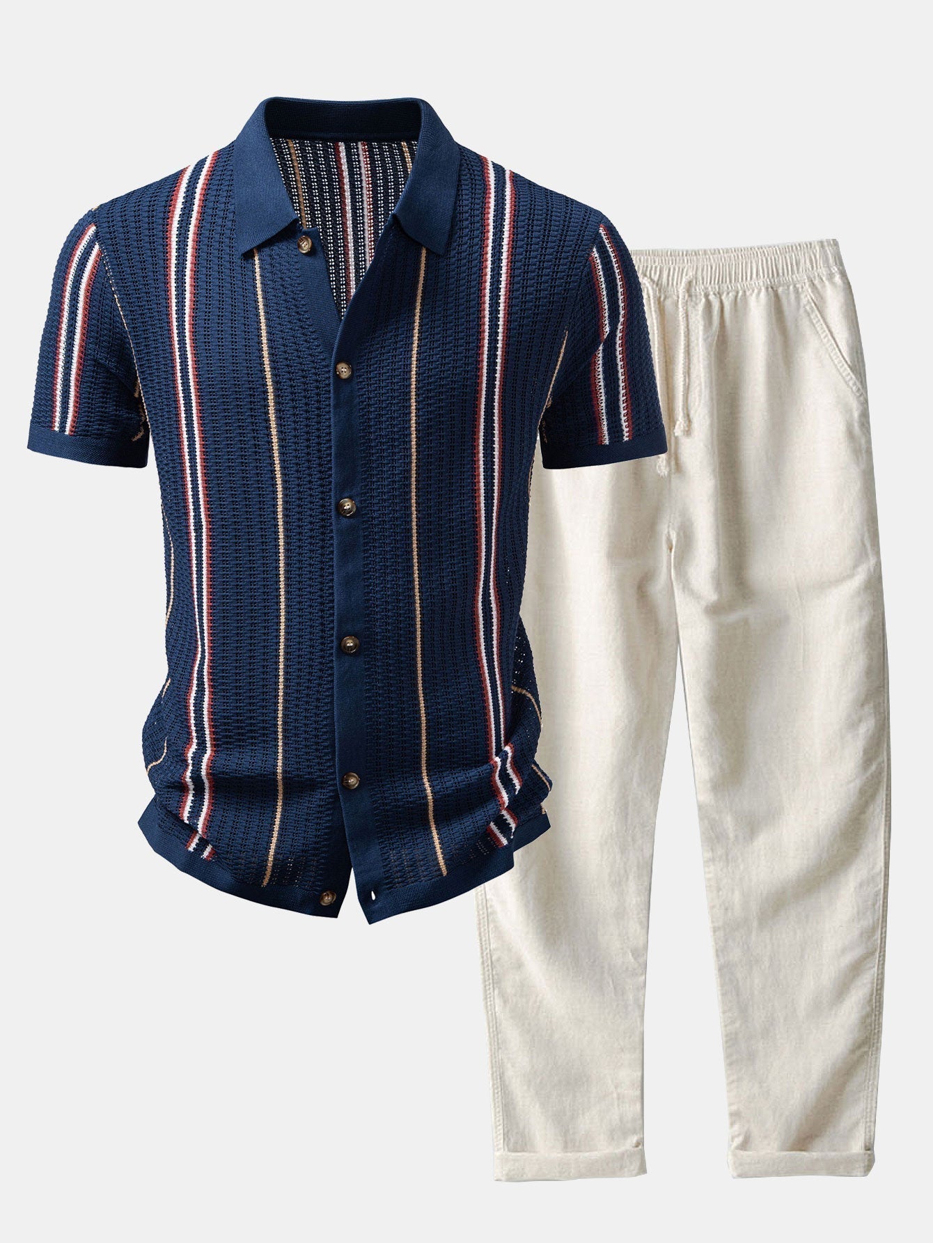 Set Crochet Stripe