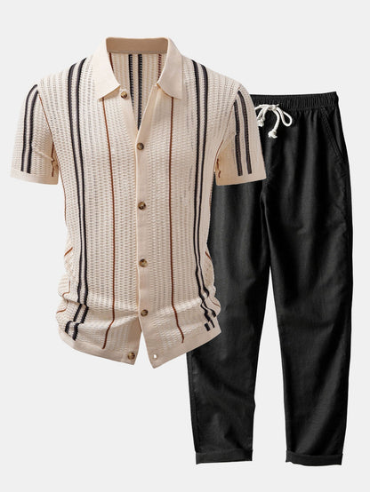 Set Crochet Stripe