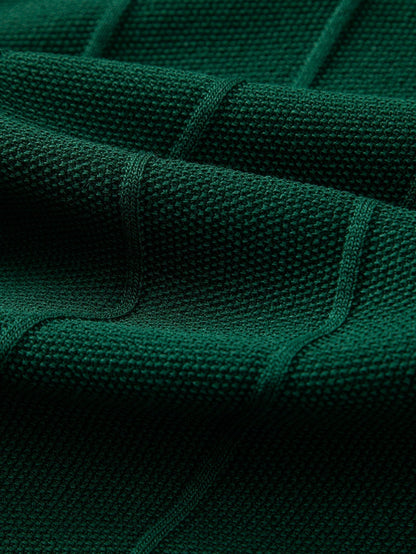 Set Stripe Jacquard Rib