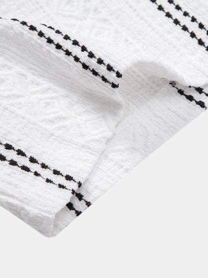 Set Geo Stripe Crinkle