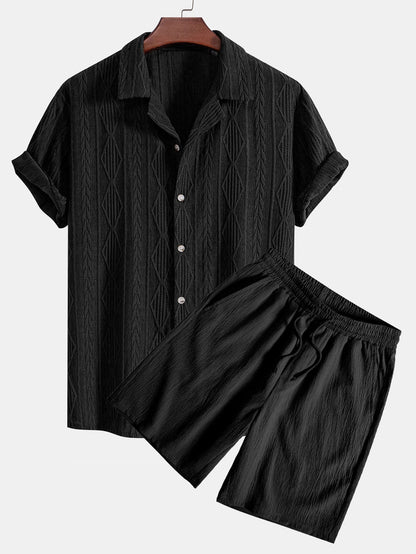 Set Eyelet Cuban Short