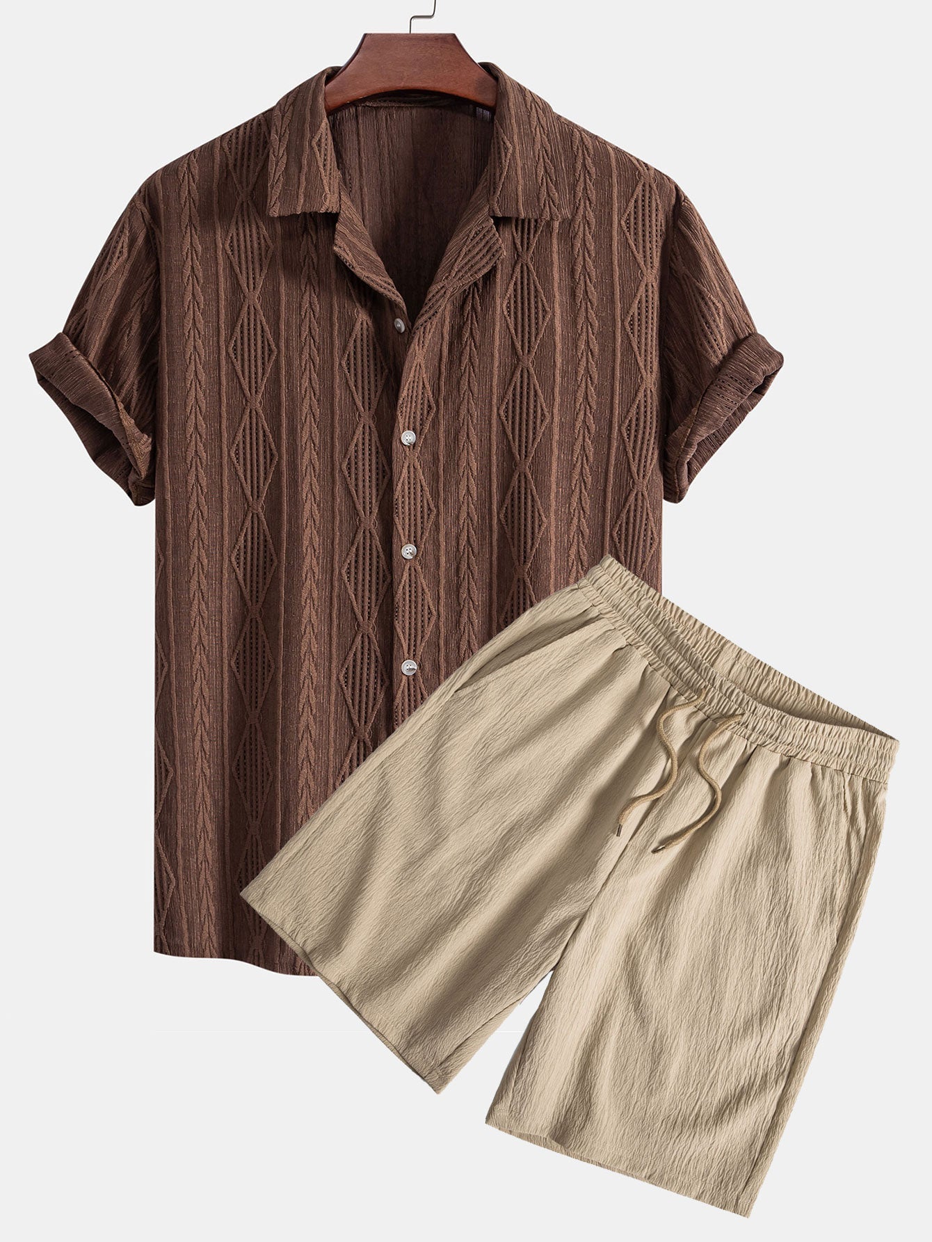 Set Eyelet Cuban Short