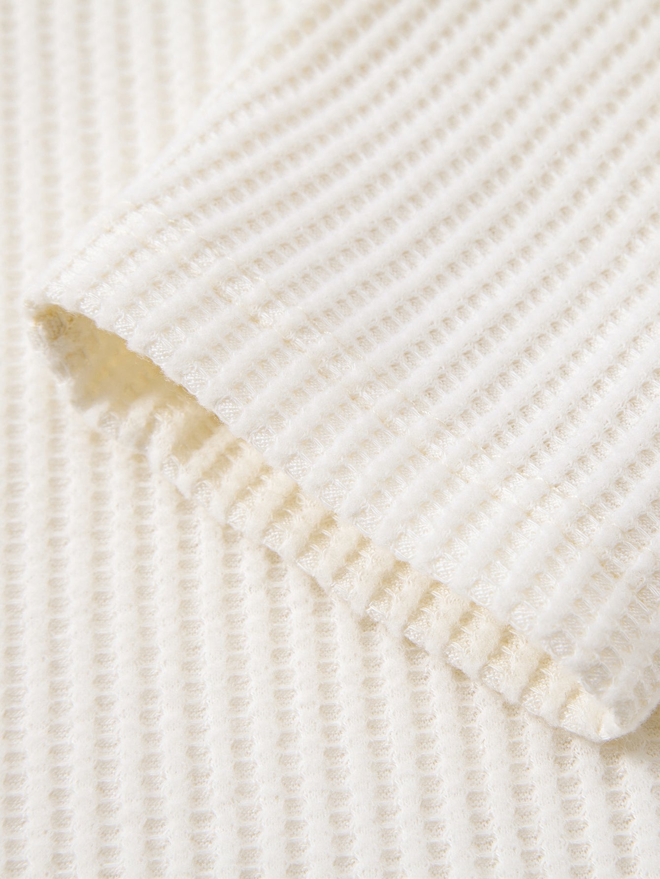 Set Waffle Mock Neck
