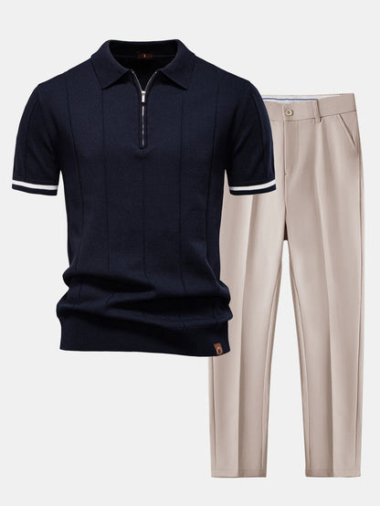 Set Contrast Zipper