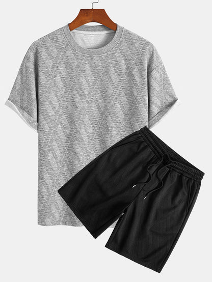 Set Diamond Jacquard