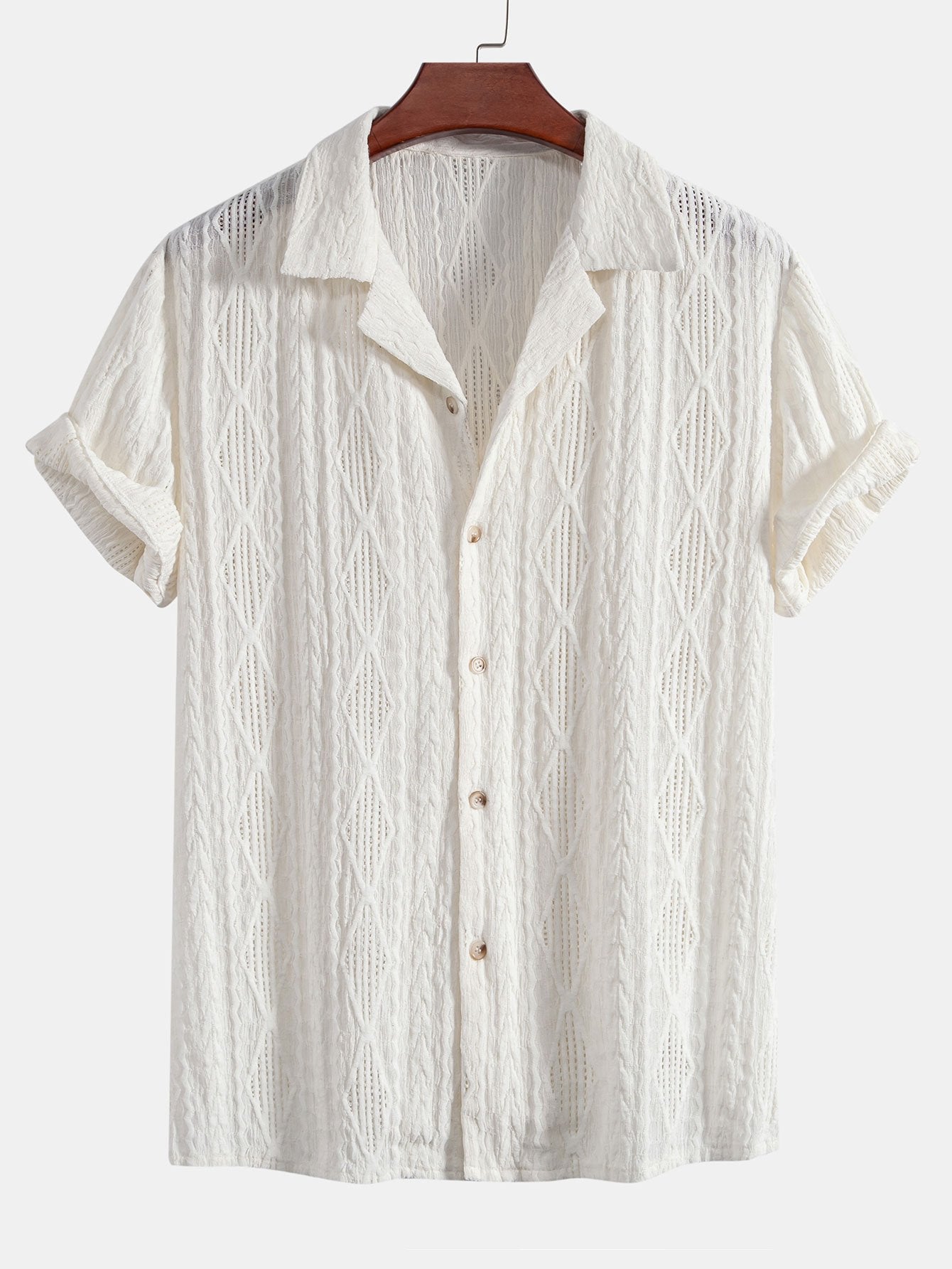 Set Eyelet Cuban Short